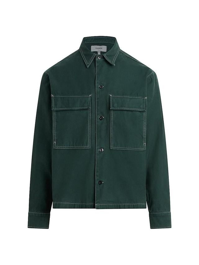 Mens Cotton Shirt Jacket Product Image