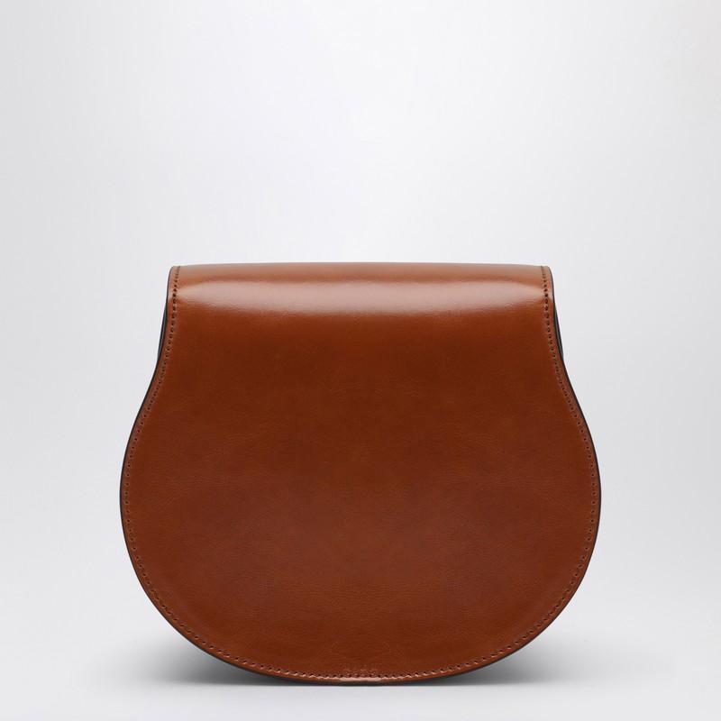 Marcie Clay-coloured Small Saddle Bag In Brown Product Image