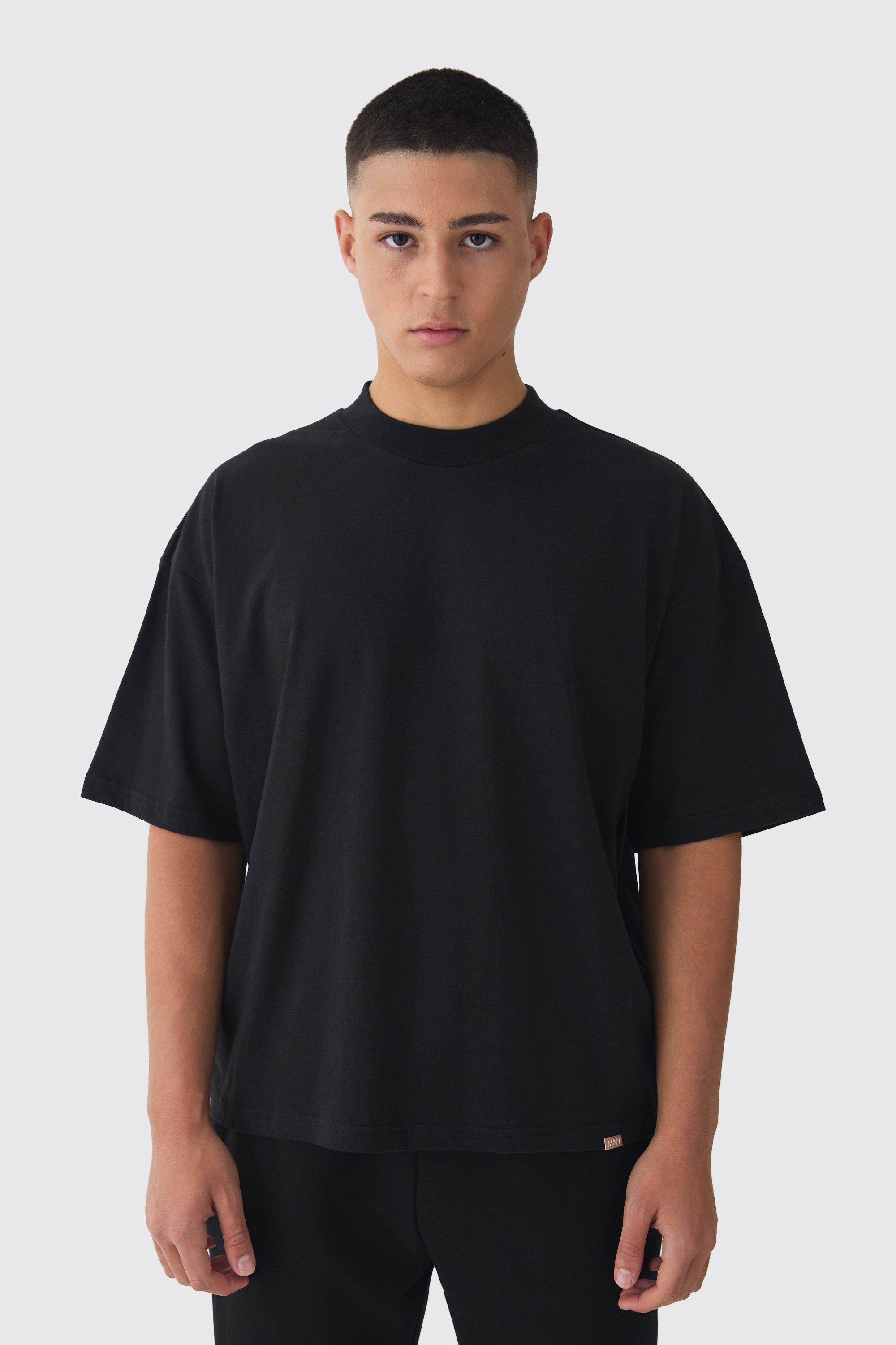 Oversized Boxy Heavyweight T-shirt | boohooMAN USA Product Image