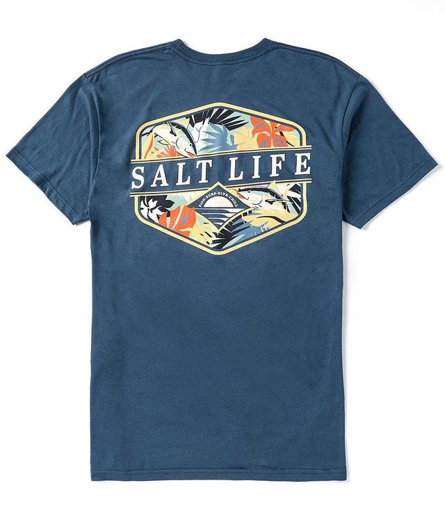 Salt Life Retro Tropical Short Sleeve Graphic Pocket T-Shirt Product Image