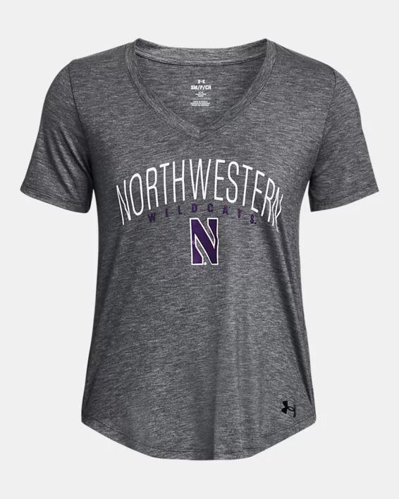 Women's UA Breezy Jersey Collegiate V-Neck T-Shirt Product Image