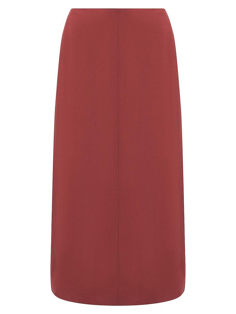 Womens Evan High-Waisted Midi-Skirt Product Image