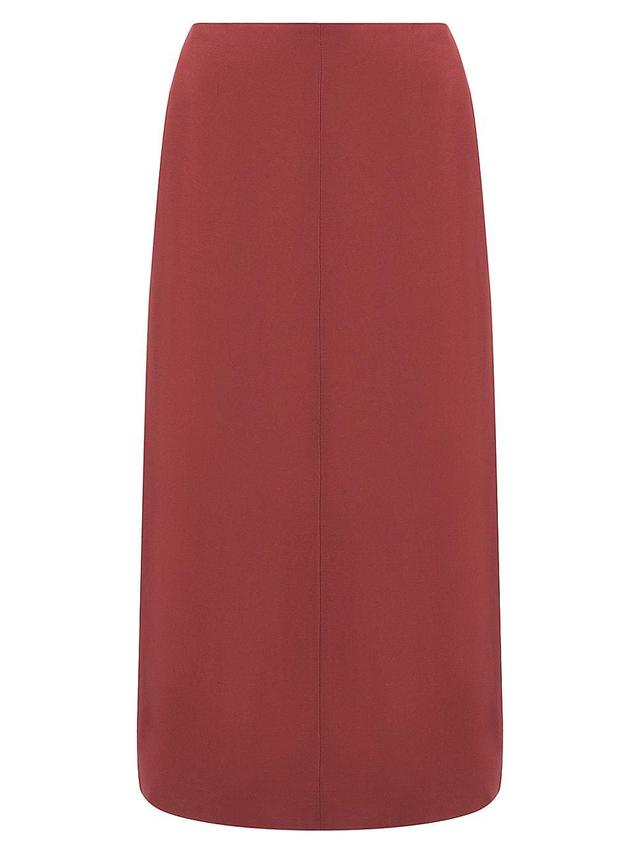 Womens Evan High-Waisted Midi-Skirt Product Image