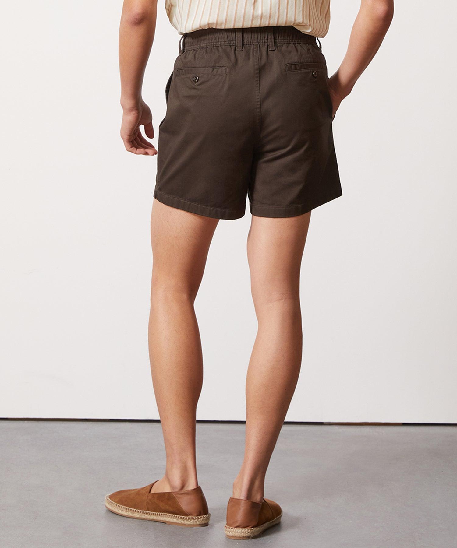 5" Cotton Beachcomber Short in Espresso Bean Product Image