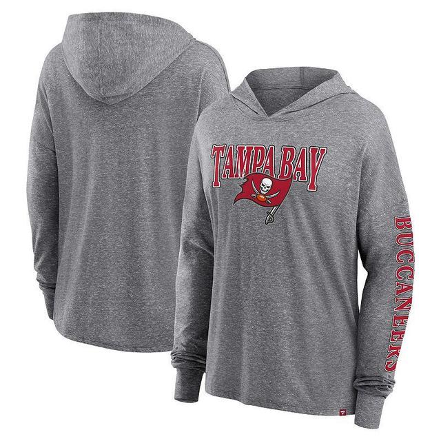 Womens Fanatics Branded Heather Gray Tampa Bay Buccaneers Classic Outline Pullover Hoodie Product Image