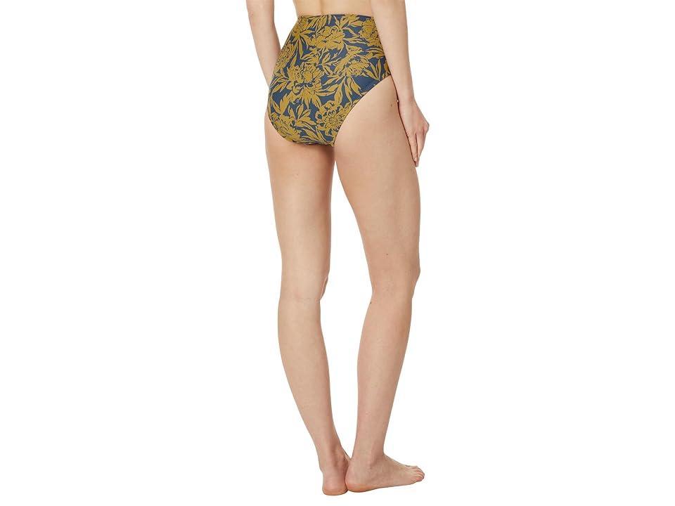 Madewell High-Waisted Bikini Bottom in Floral (Deep Shadow) Women's Swimwear Product Image