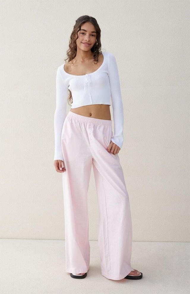 Women's Linen Boxer Pants Product Image