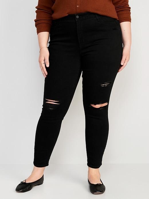 High-Waisted Rockstar Super-Skinny Jeans Product Image