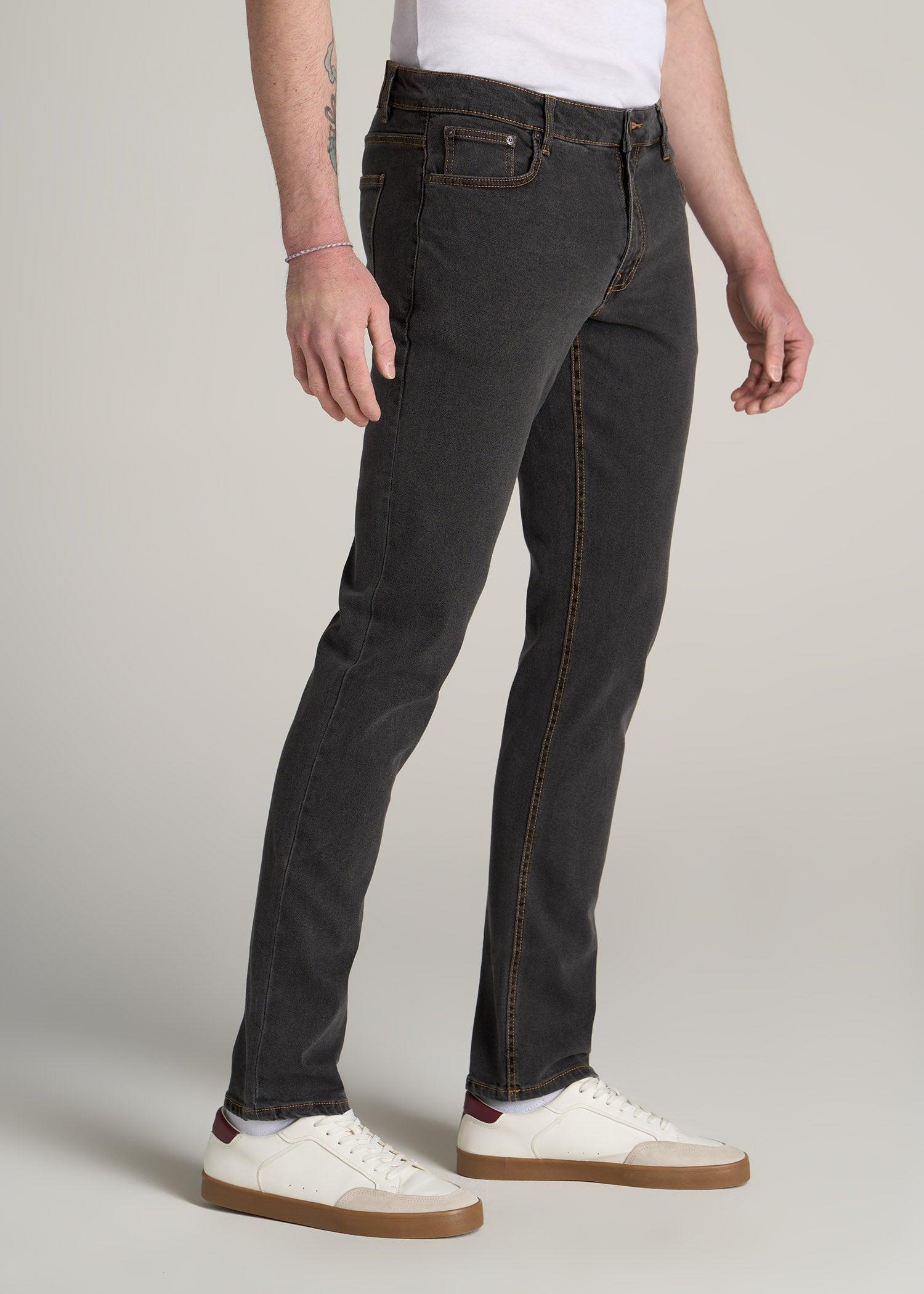 LJ&S TAPERED Jeans for Tall Men in Vintage Black Product Image