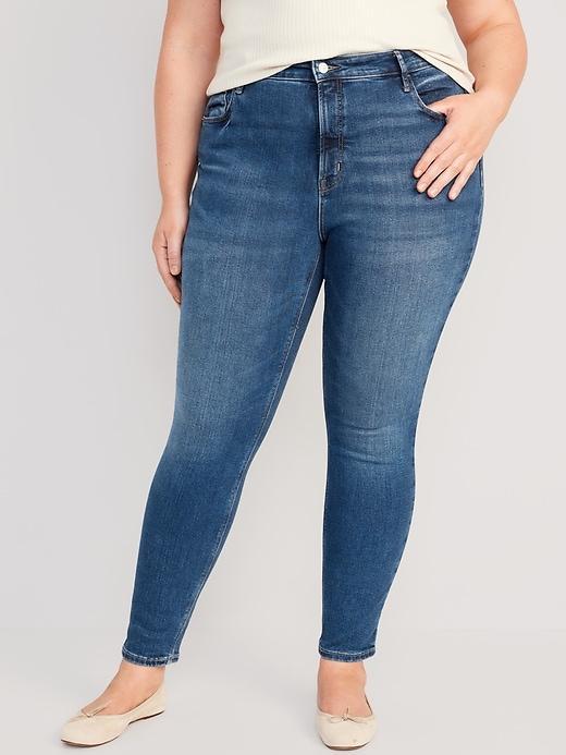 High-Waisted Rockstar Super-Skinny Jeans Product Image