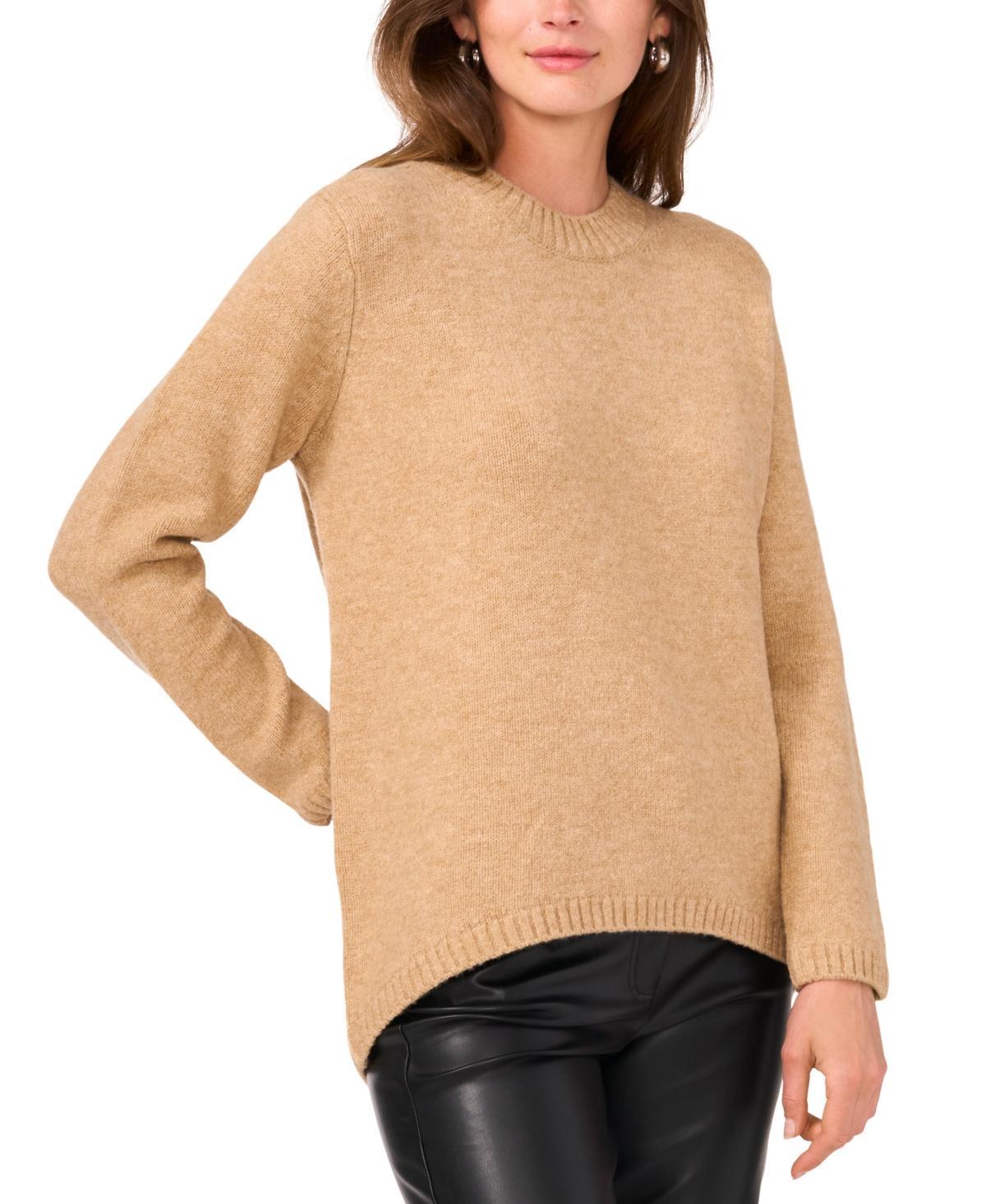 Vince Camuto Womens Mock-Neck High-Low Sweater Product Image