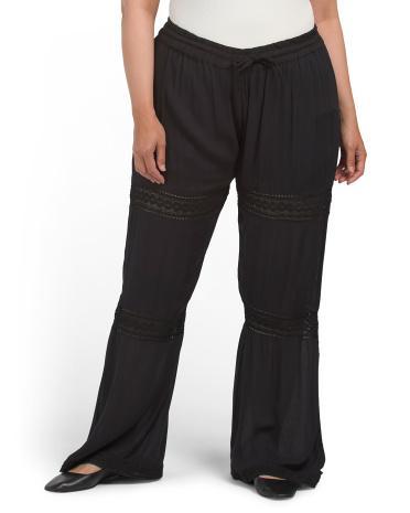 Plus Gauze Pants For Women Product Image