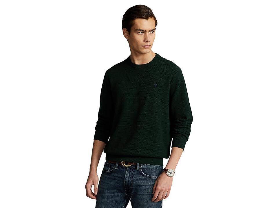 Polo Ralph Lauren Textured-Knit Cotton Sweater (Hunt Club ) Men's Clothing Product Image