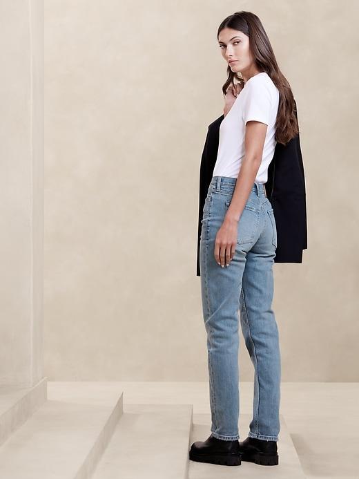 High-Rise Straight Jean Product Image