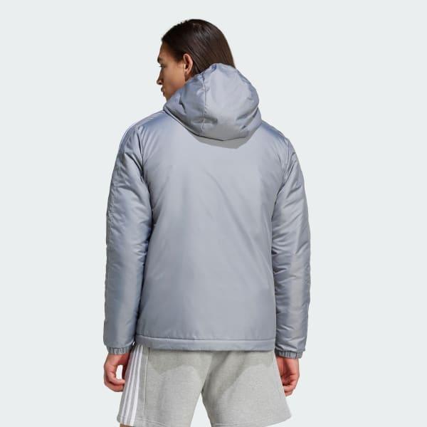 Essentials 3-Stripes Insulated Hooded Jacket Product Image