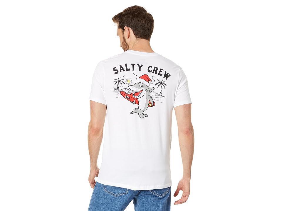 Salty Crew Santa Shark Short Sleeve Tee Men's Clothing Product Image