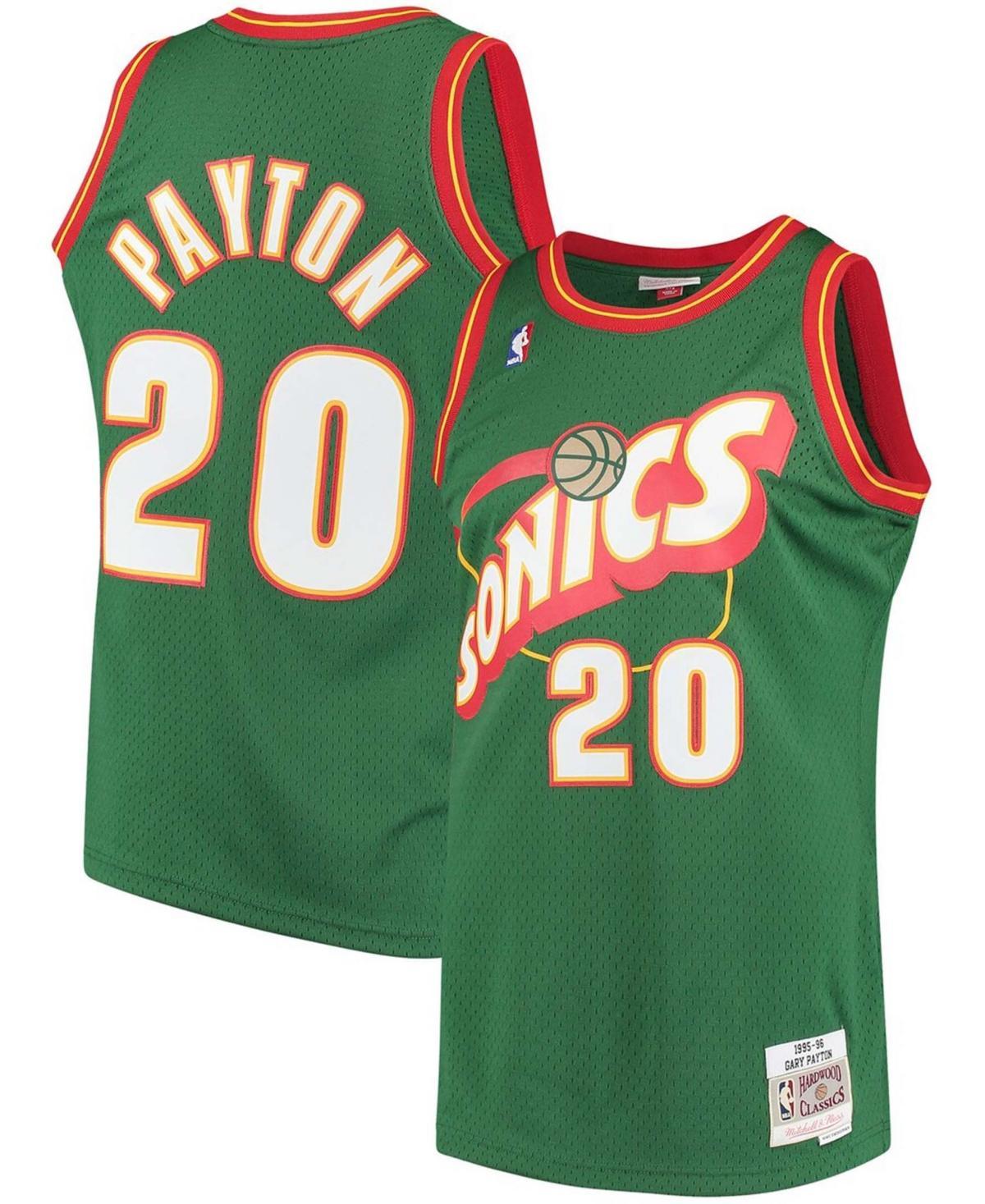 Mens Gary Payton Green Seattle Supersonics 1995-96 Hardwood Classics Swingman Jersey - Green Product Image