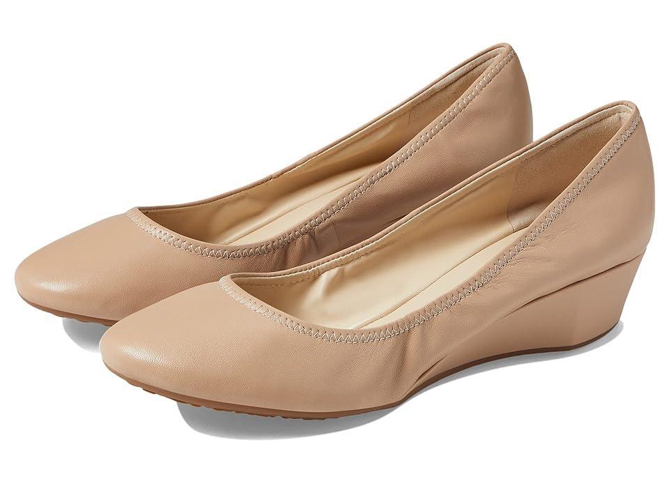 Cole Haan Sloane Wedge (Nude Leather) Women's Shoes Product Image