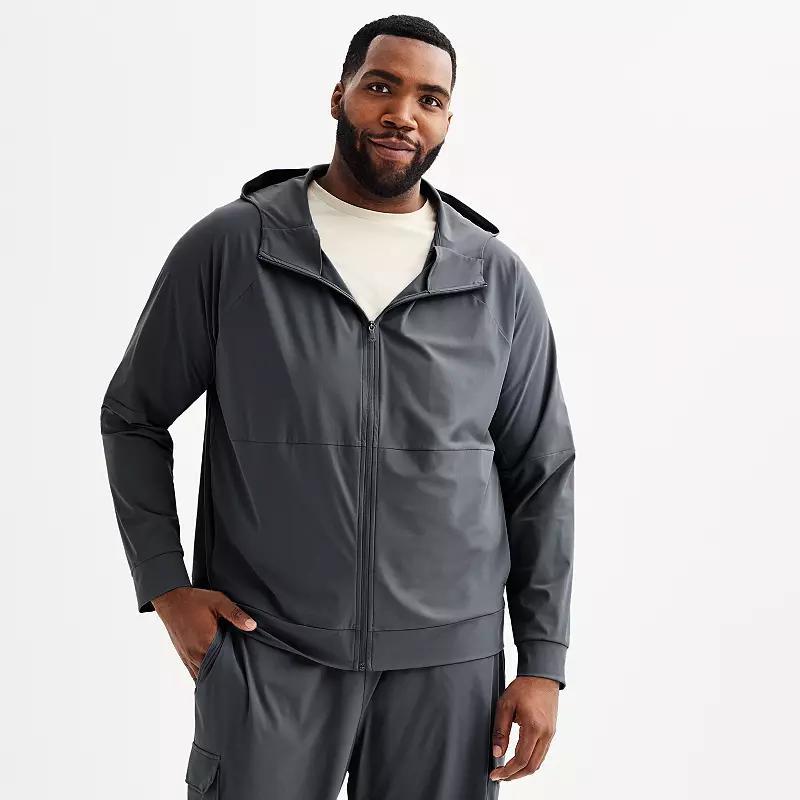 Big & Tall Tek Gear Performance Tricot Zip-Front Hoodie, Mens product image