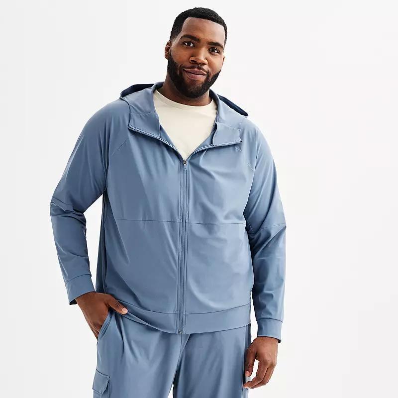 Big & Tall Tek Gear Performance Tricot Zip-Front Hoodie, Mens product image