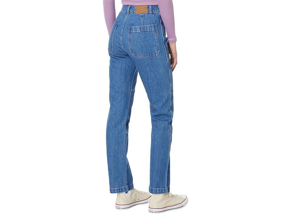 Madewell The '90s Straight Cargo Jean in Fenwood Wash (Fenwood) Women's Jeans Product Image