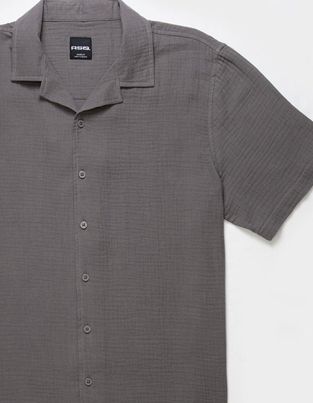 RSQ Mens Gauze Camp Shirt Product Image