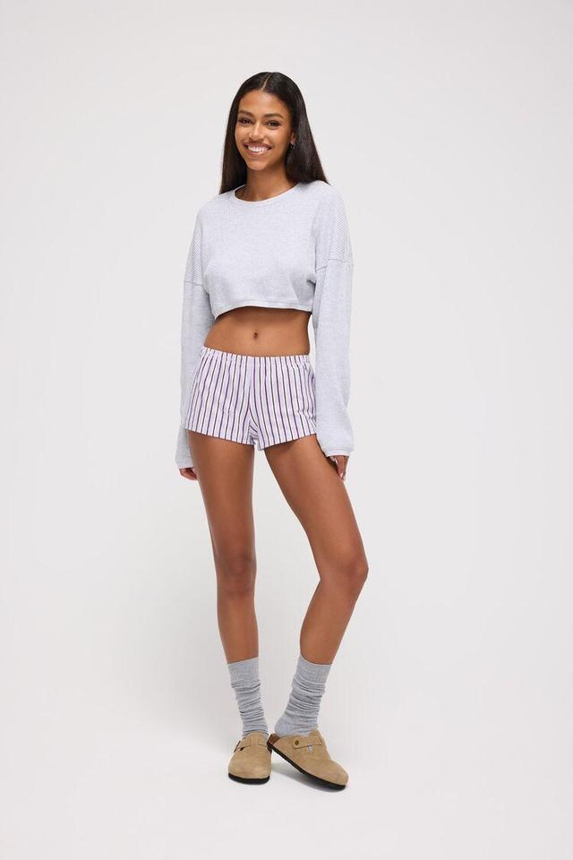 Pinstriped Pajama Shorts | Forever 21 Product Image