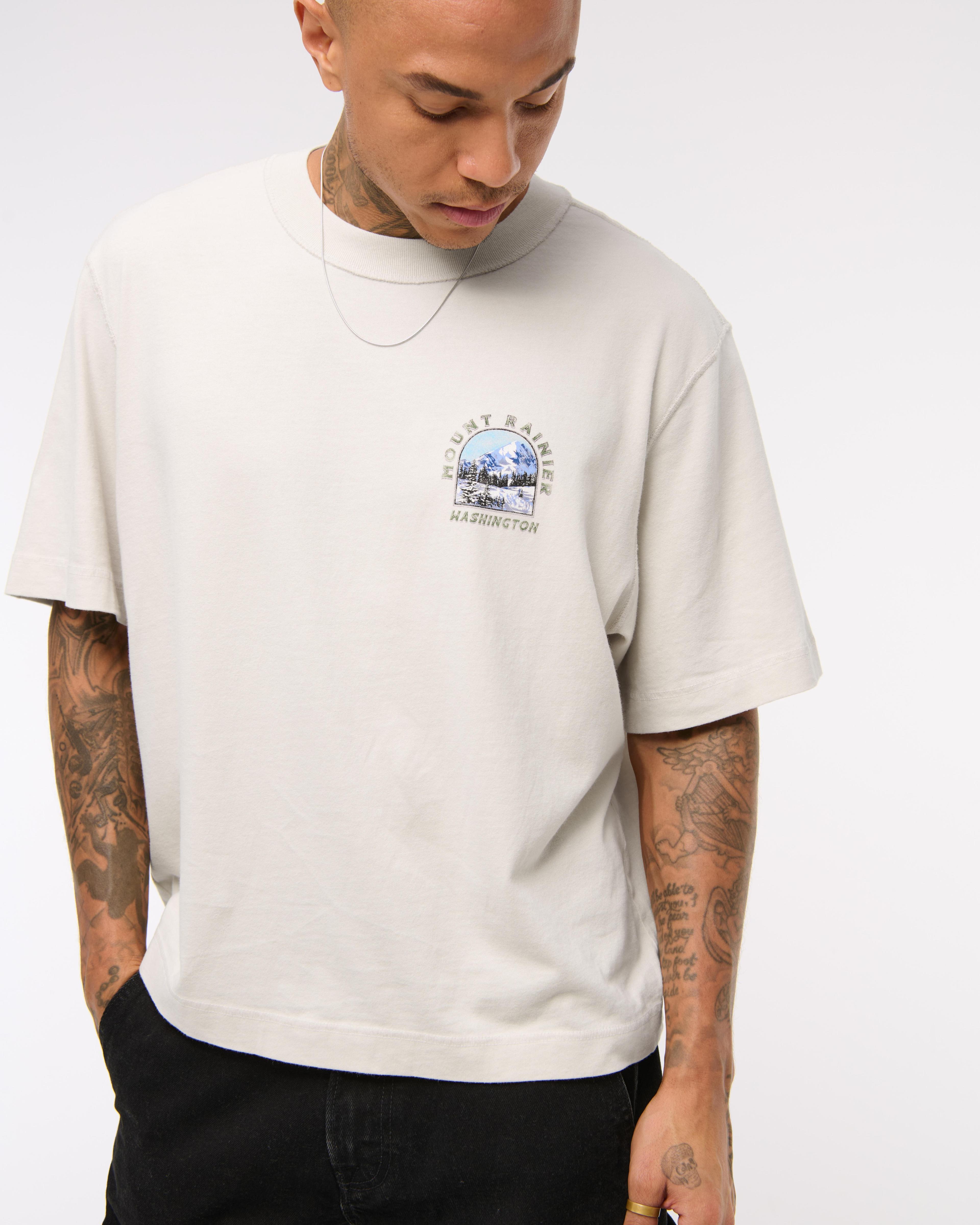 Cropped Mount Rainier Graphic Tee Product Image