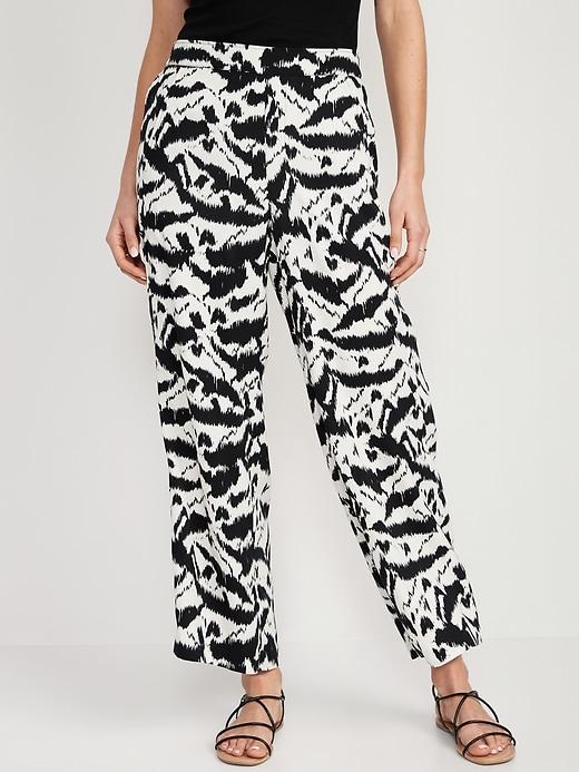 High-Waisted Playa Wide-Leg Pants Product Image