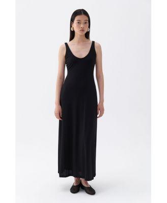 Nocturne Womens V-Neck Midi Dress Product Image