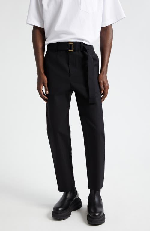 Sacai Carhartt WIP Belted Bonded Suiting Crop Pants Product Image