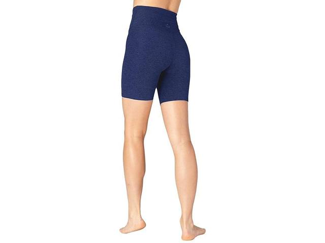 Beyond Yoga Spacedye High Waisted Biker Shorts (Nocturnal Navy) Women's Shorts Product Image