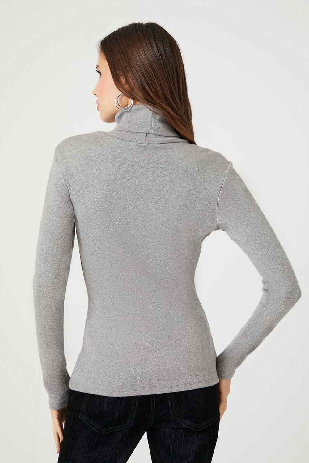 Turtleneck Long-Sleeve Top | Forever 21 Product Image