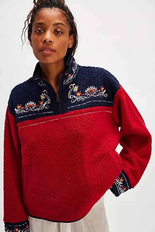 Found Pahari Floral Embroidered Pullover Product Image