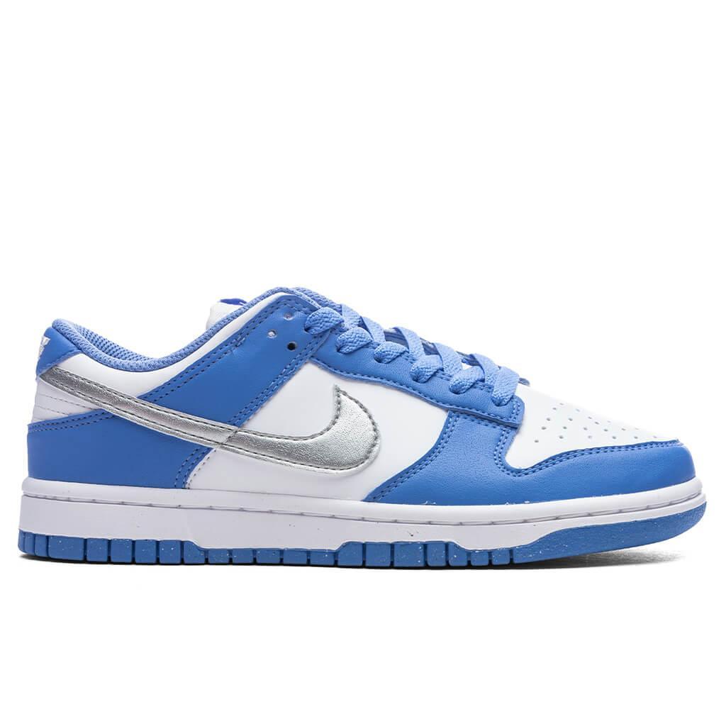 Women's Dunk Low - Royal Pulse/Metallic Silver/White Female Product Image