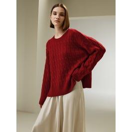 Ultrafine Merino Wool Crewneck Sweater Product Image