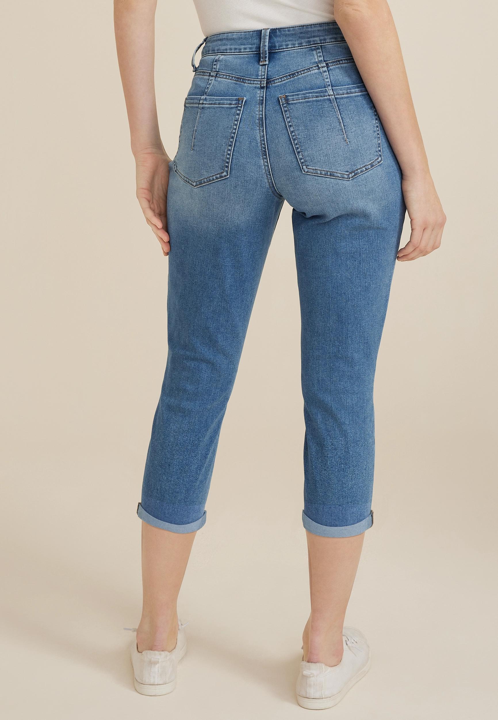 m jeans by maurices™ Everflex™ Curvy High Rise Super Skinny Cropped Jean Product Image