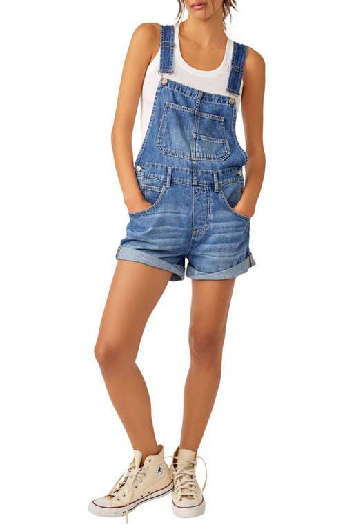 Free People We the Free Ziggy Denim Shortalls Product Image