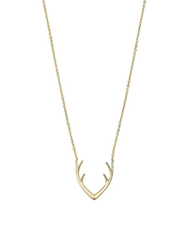 Womens 14K Yellow Solid Gold Central Park Necklace Product Image