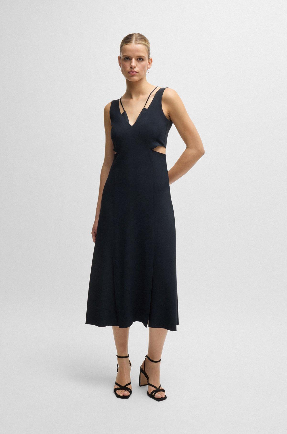 V-neck dress with cut-out details Product Image