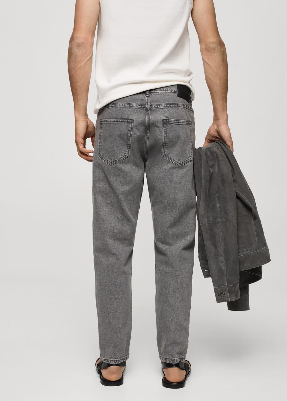 MANGO MAN - Ben tapered cropped jeans denim greyMen Product Image