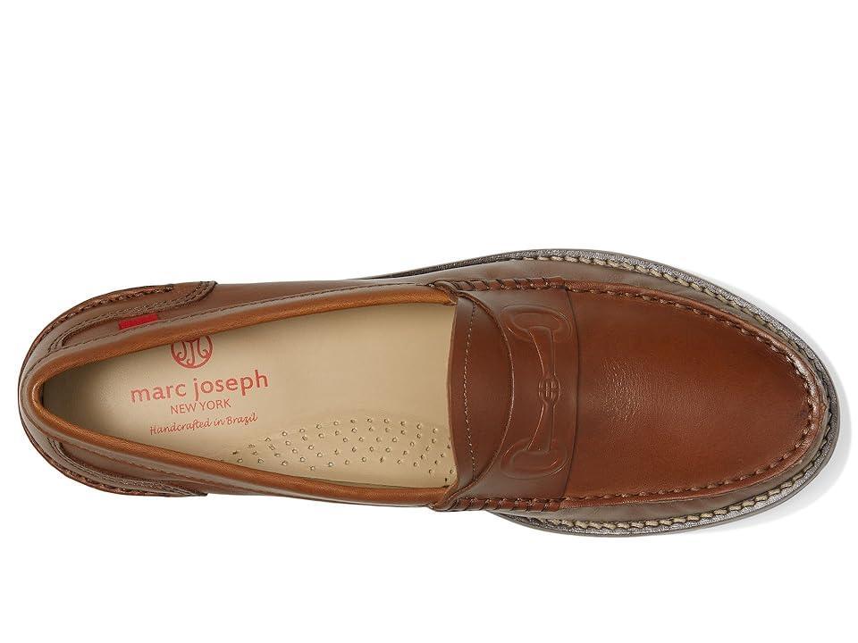 Marc Joseph New York Academy Park (Cognac Brushed Napa) Women's Flat Shoes Product Image