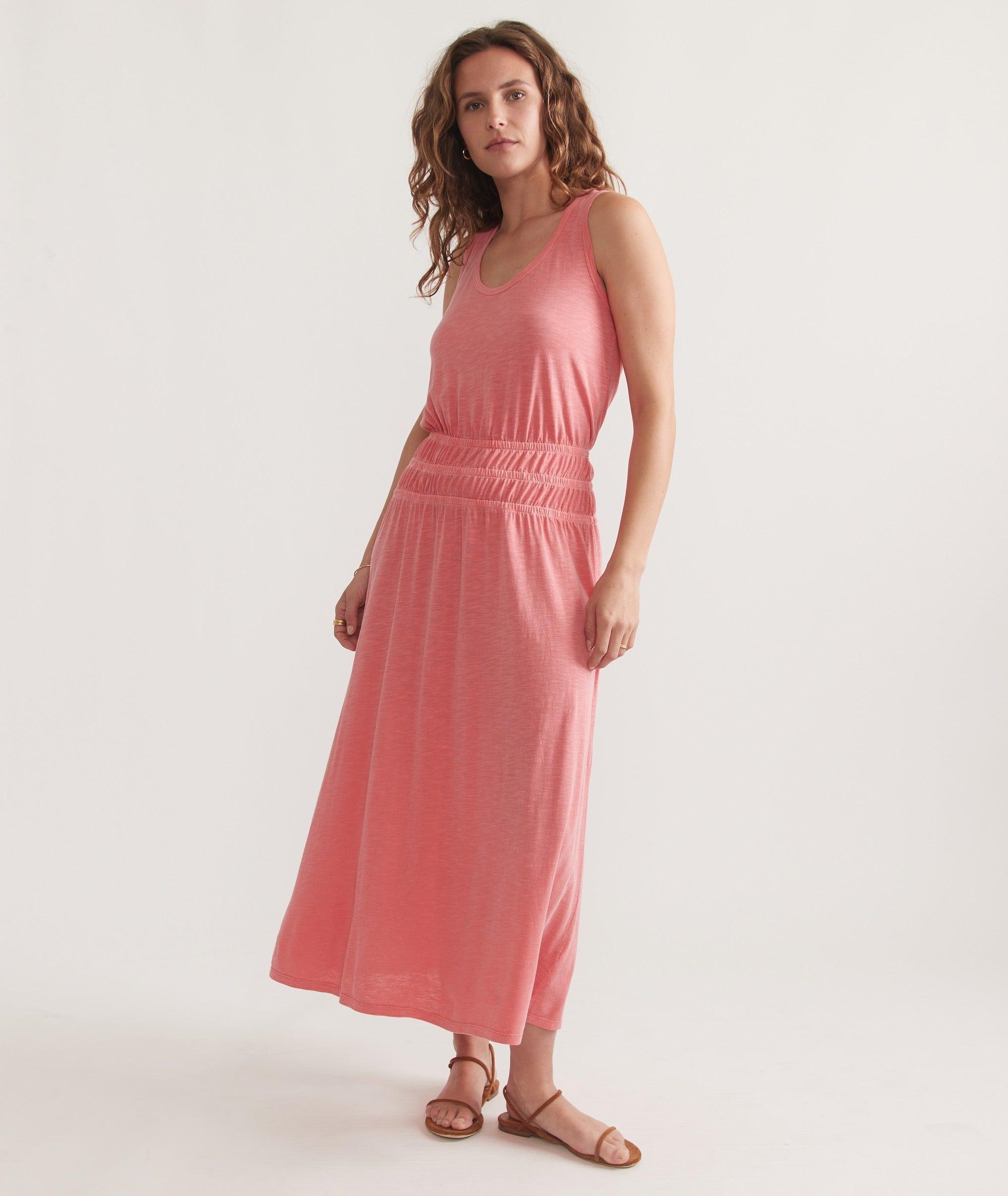 Juliet Slub Midi Dress Product Image