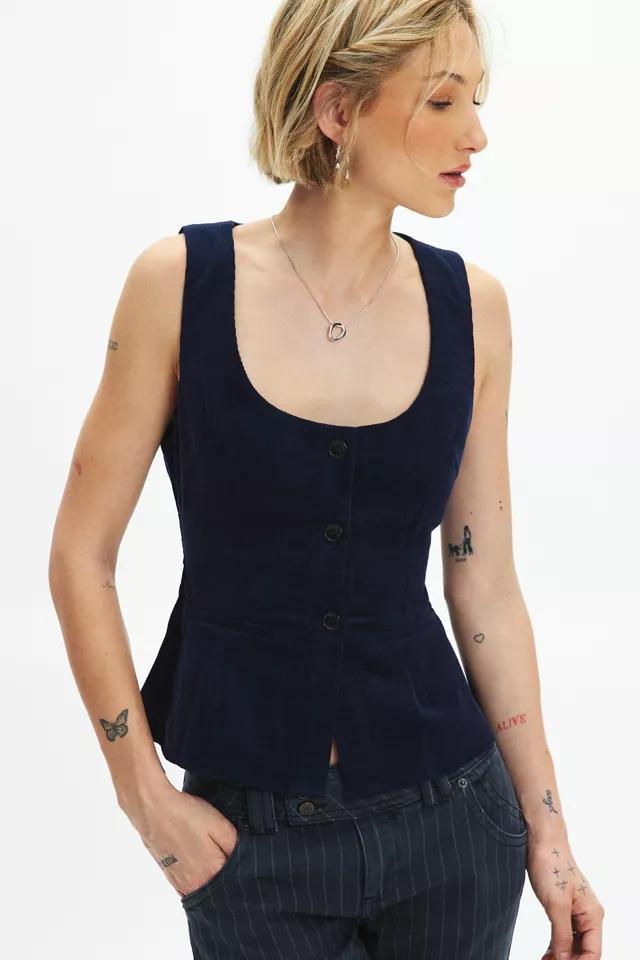 Motel Ganita Corduroy Vest Top Product Image