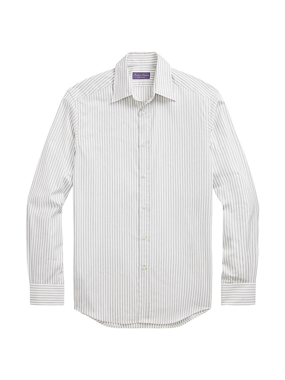 Mens Bar Striped Cotton Shirt Product Image