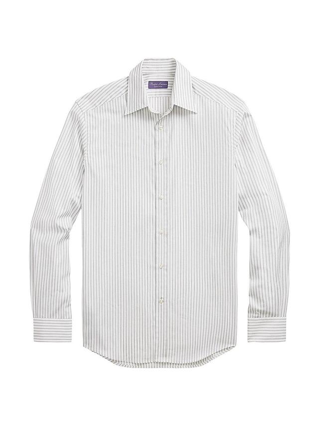 Mens Bar Striped Cotton Shirt Product Image