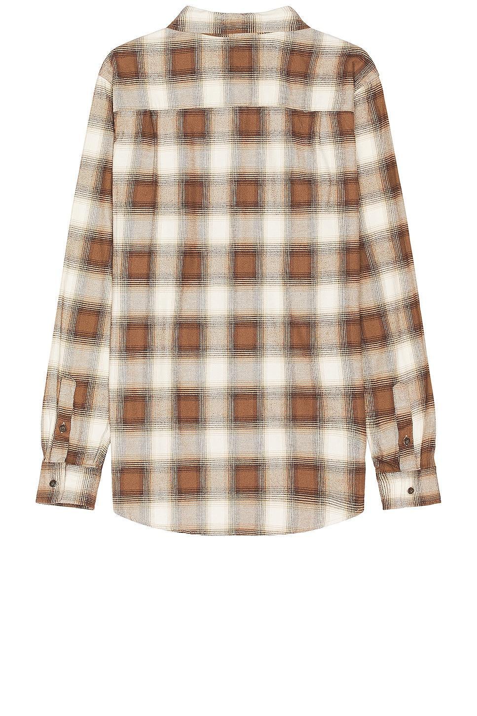 WAO The Flannel Shirt Brown. (also in L, M, S). Product Image