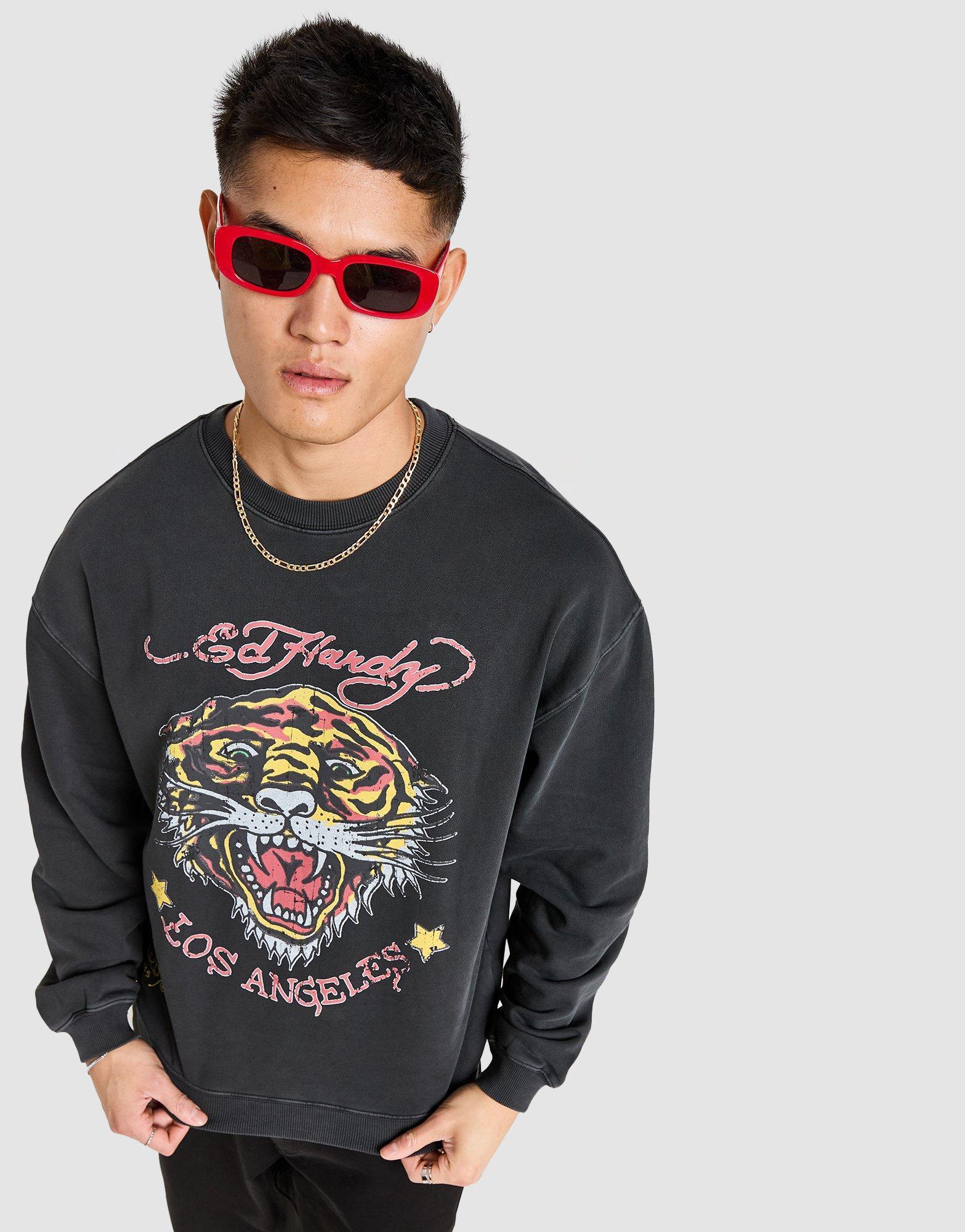 Ed Hardy Tiget Crew Sweatshirt Product Image