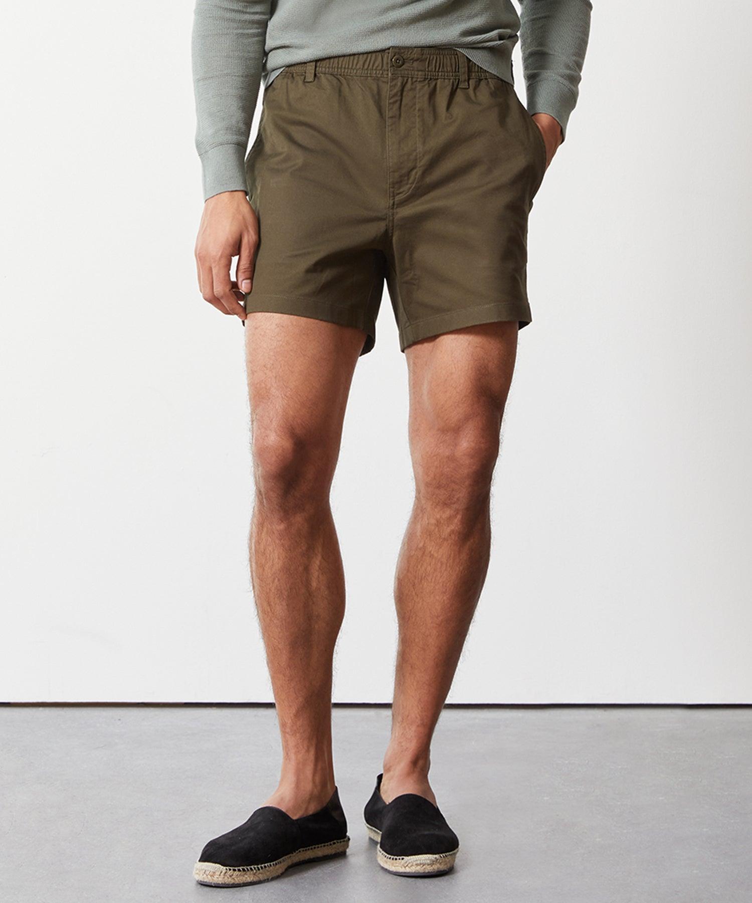 5" Cotton Beachcomber Short in Snyder Olive Product Image