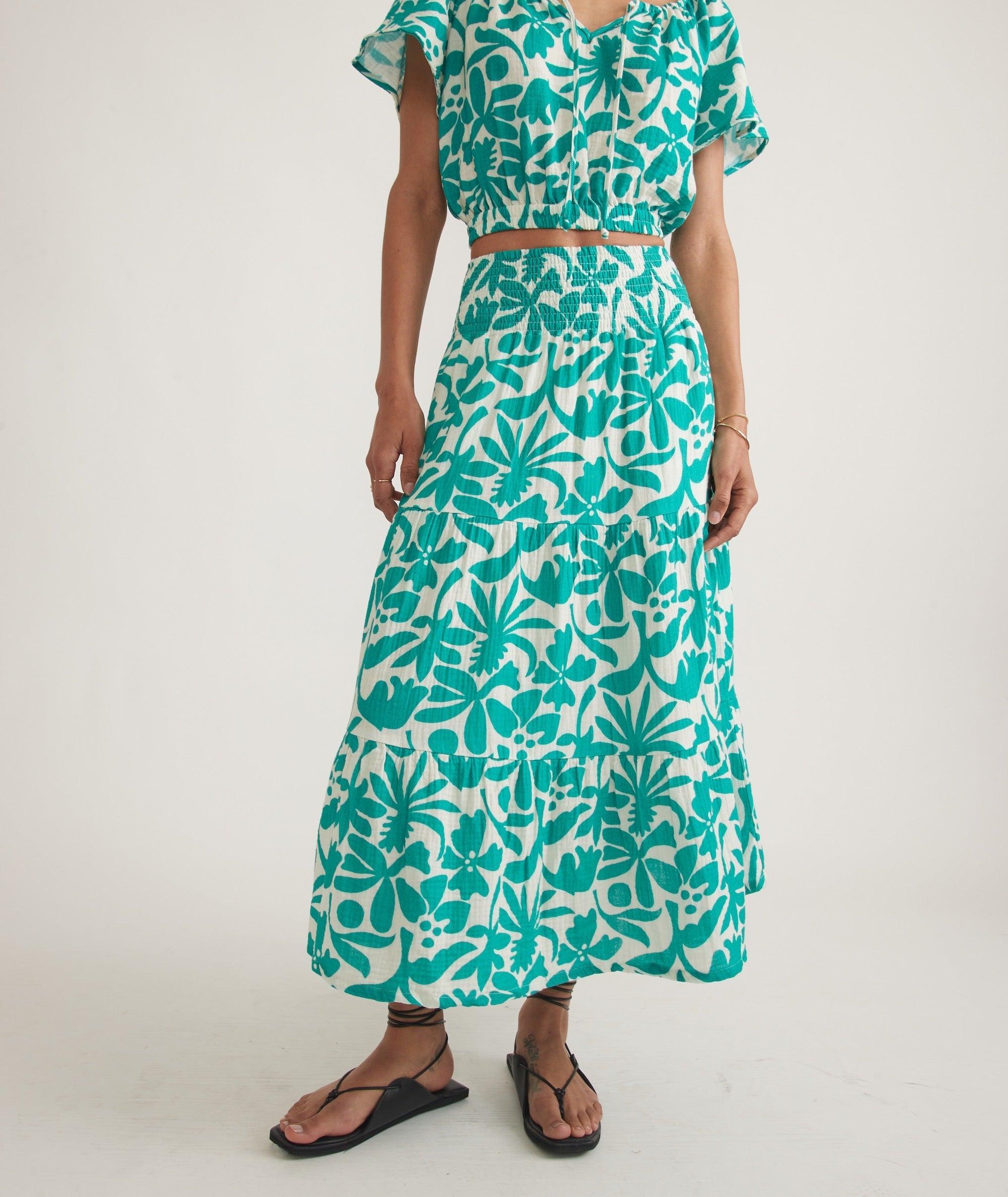 Corinne Double Cloth Maxi Skirt Product Image